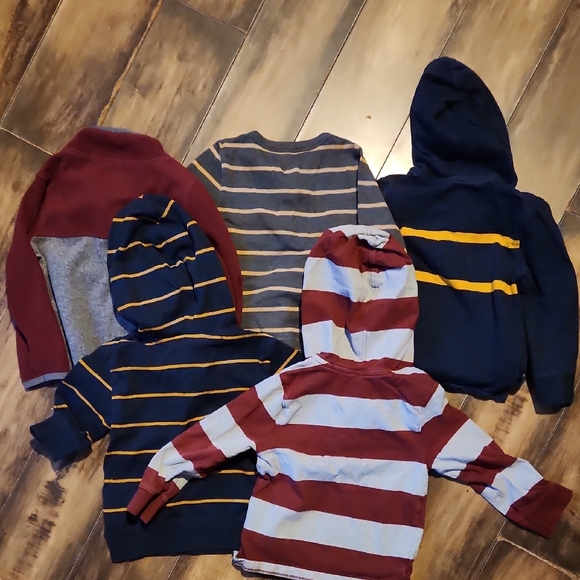 Assorted Kids Striped and Solid Tops - Picture 3 of 5